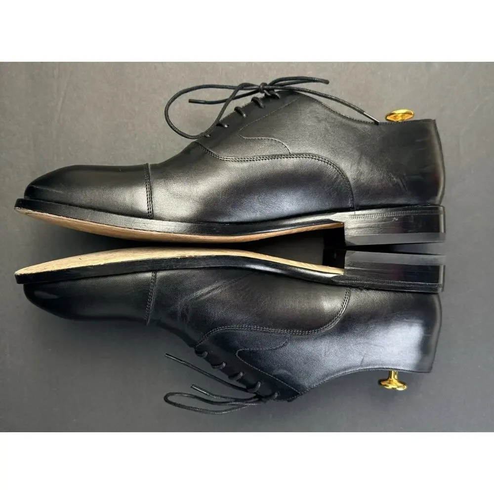 Beckett Simonon Dean Oxford Shoes Men’s 10.5 Black Leather Dress Formal